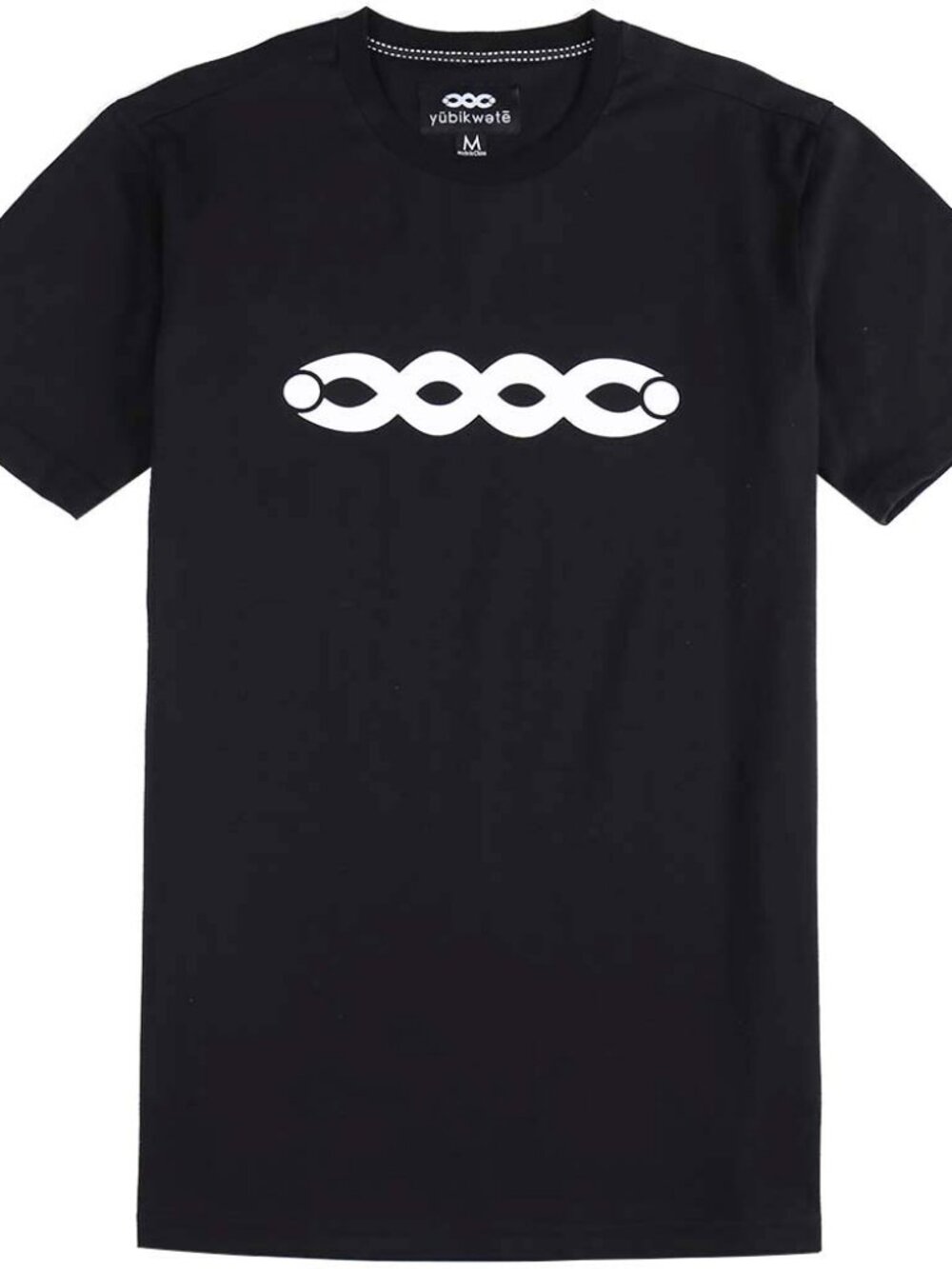 100% Cotton Men's Solid Color T-Shirt with Stylish Logo Simple Look Tee
